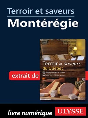 cover image of Terroir et saveurs--Montérégie